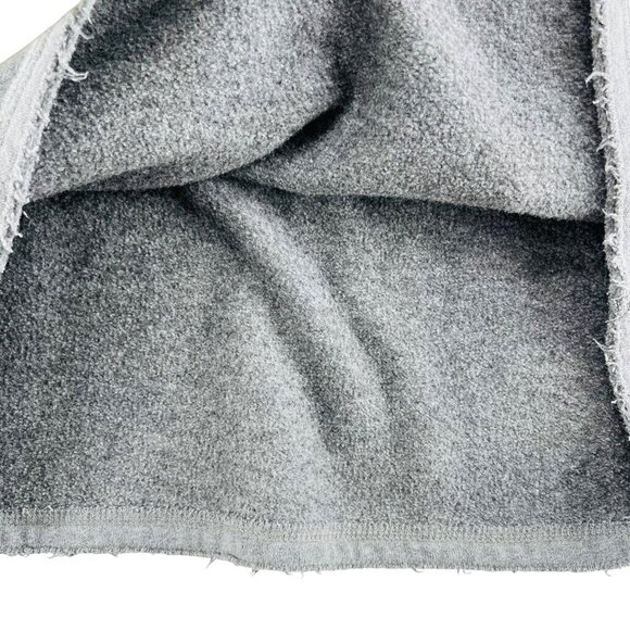 Gilly Hicks Womens Grey Crop Sweatshirt Long Sleeve Cotton Blend Heart Logo Size - Picture 7 of 8